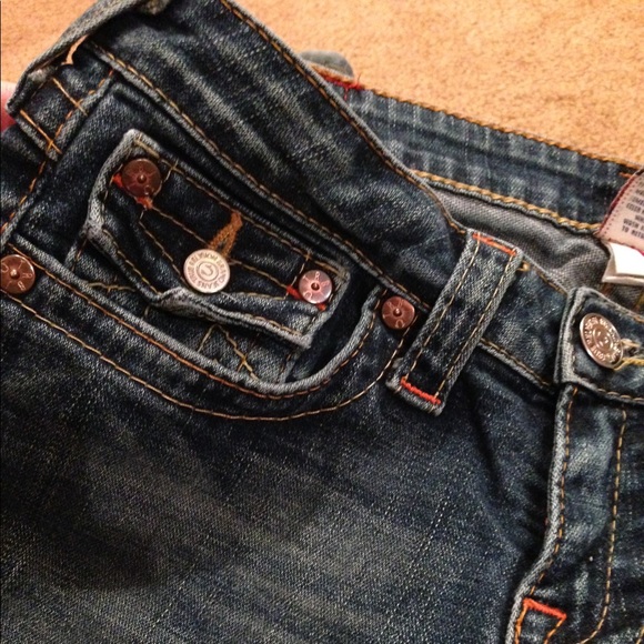 TRUE Religion Joey Twisted Hem Size 28 - Picture 3 of 12